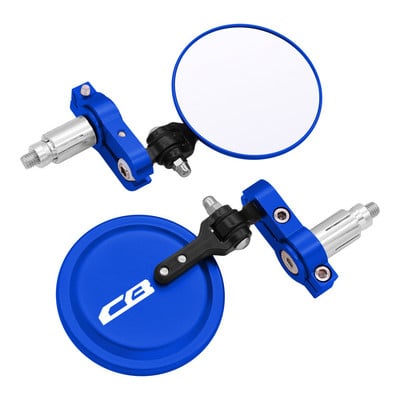 Motocyklové zrkadlá 3-palcové okrúhle skladacie bočné zrkadlá na konci tyče pre Honda CB125R CB650R CB190R CB250R CB300R CB400 CB500X CB1000R