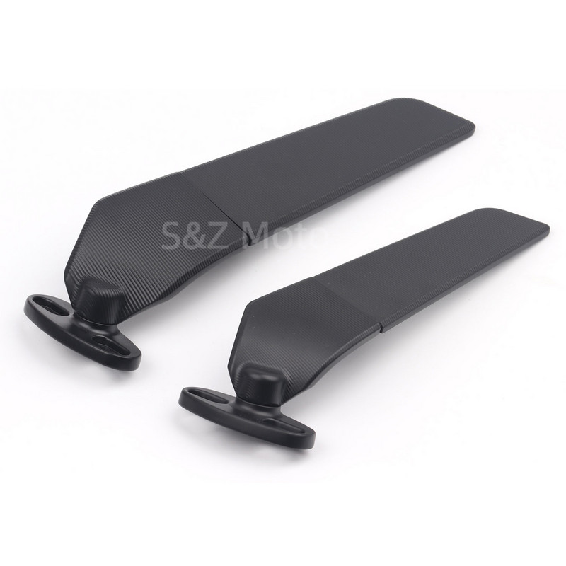 Pre Suzuki GSXR 600 750 1000 GSX1300R GSX650F GSX-R Modifikované veterné krídlo, nastaviteľné otočné spätné zrkadlá so svetlami