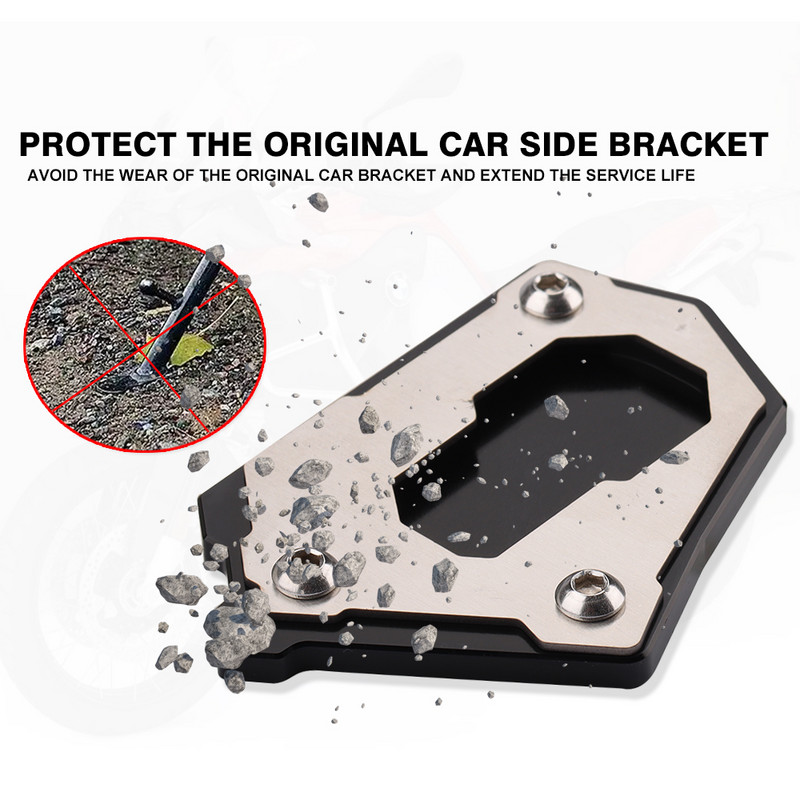 Predĺženie bočného stojana pre motocykel, opierka na nohy, vhodná pre BMW R1200GS Adventure R1250GS Adv R1200 GS LC 2013-2020 2019