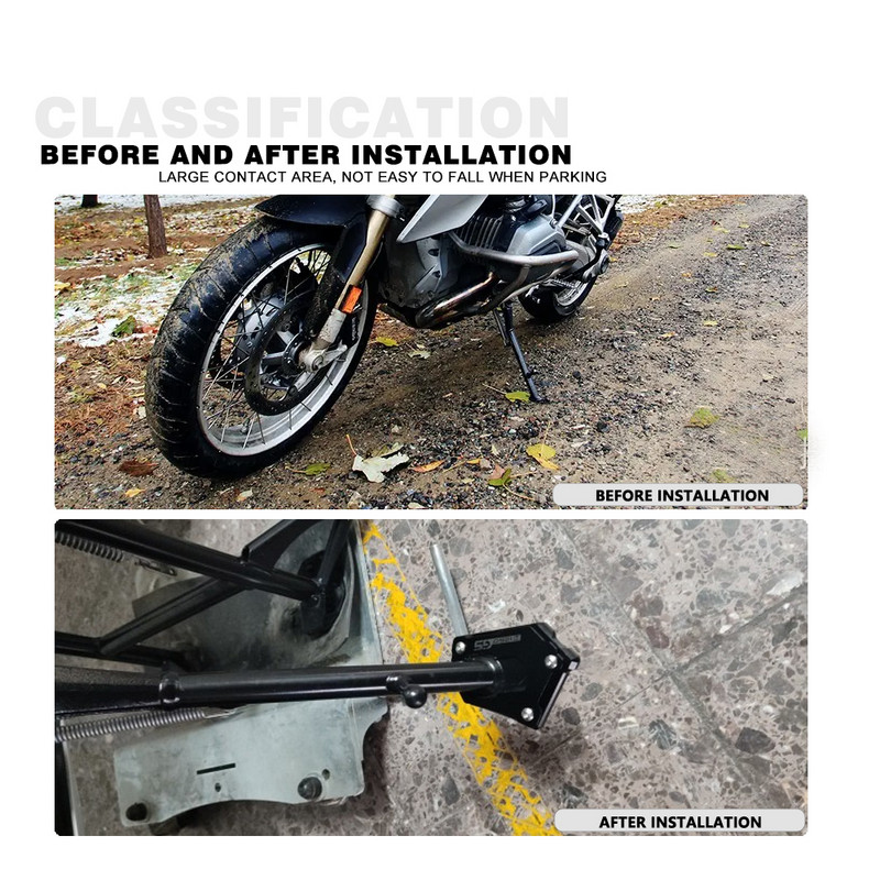Predĺženie bočného stojana pre motocykel, opierka na nohy, vhodná pre BMW R1200GS Adventure R1250GS Adv R1200 GS LC 2013-2020 2019