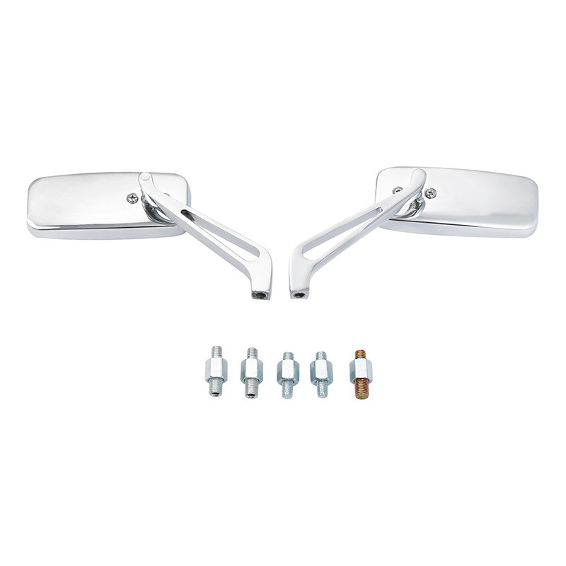 Motociklo galinio vaizdo šoniniai veidrodėliai, universalūs 8 mm ir 10 mm, skirti Harley Honda Kawasaki Suzuki Street Sport Bike Cruiser Chopper Touring