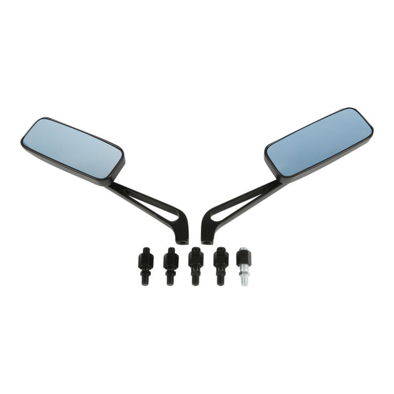 Motociklo galinio vaizdo šoniniai veidrodėliai, universalūs 8 mm ir 10 mm, skirti Harley Honda Kawasaki Suzuki Street Sport Bike Cruiser Chopper Touring