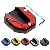 Din aliaj de aluminiu Extensor pentru suport pentru biciclete pentru motociclete Extensie pentru suport lateral pentru picior Placă de suport pentru suport pentru picior Accesorii pentru motociclete