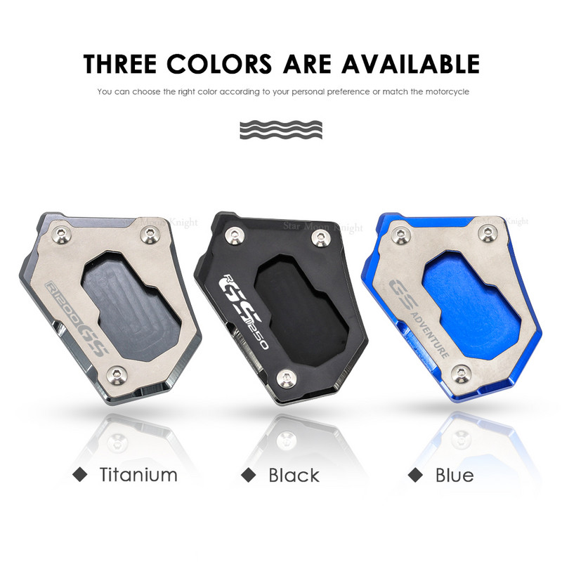 Suport motocicletă pentru BMW R 1200 GS LC R1200GS ADV R1250GS Adventure R 1250 GS CNC Suport lateral pentru motociclete Măriți extensia