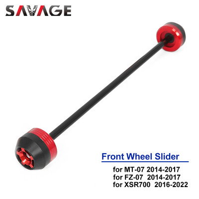 Galinio priekinio rato ašies šakės smūgio slankiklis skirtas YAMAHA MT07 FZ07 XSR700 MT-07 FZ-07 Motociklo stovo sraigtinės svirties ritės MT FZ 07
