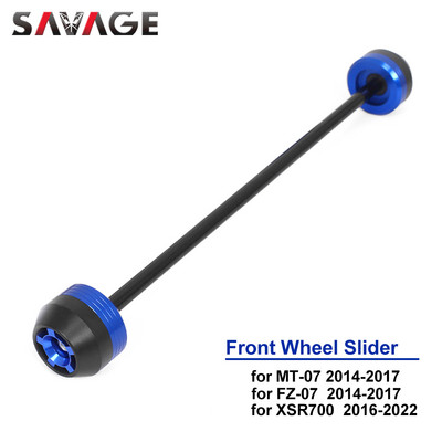 Galinio priekinio rato ašies šakės smūgio slankiklis skirtas YAMAHA MT07 FZ07 XSR700 MT-07 FZ-07 Motociklo stovo sraigtinės svirties ritės MT FZ 07