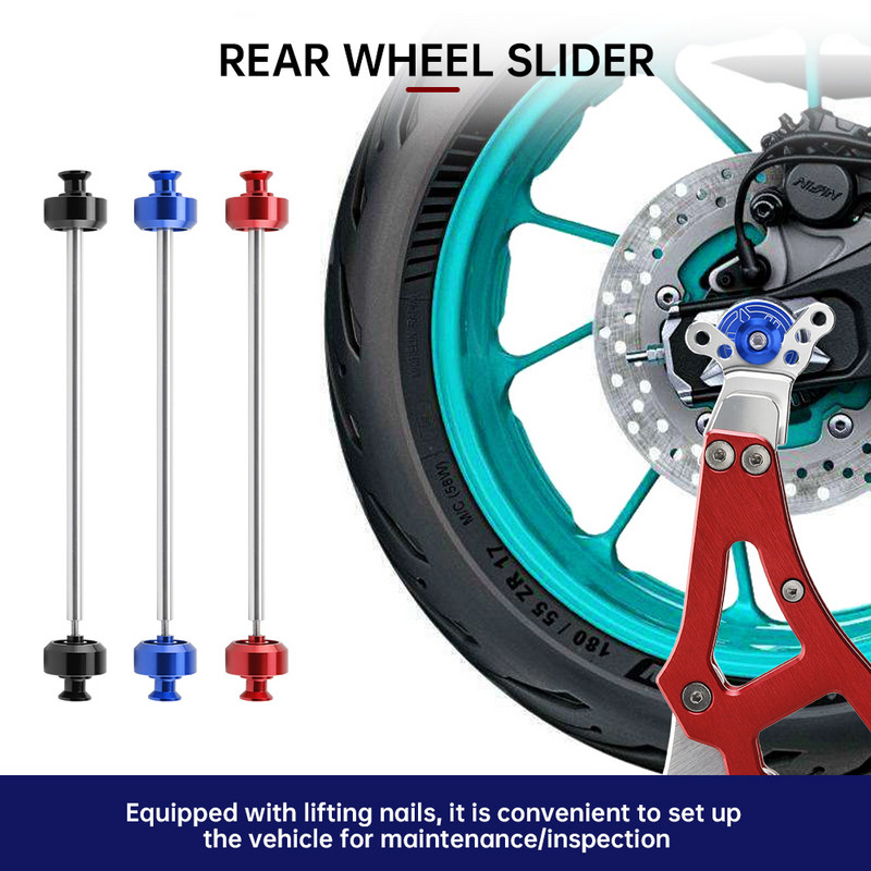 Galinio priekinio rato ašies šakės smūgio slankiklis skirtas YAMAHA MT07 FZ07 XSR700 MT-07 FZ-07 Motociklo stovo sraigtinės svirties ritės MT FZ 07