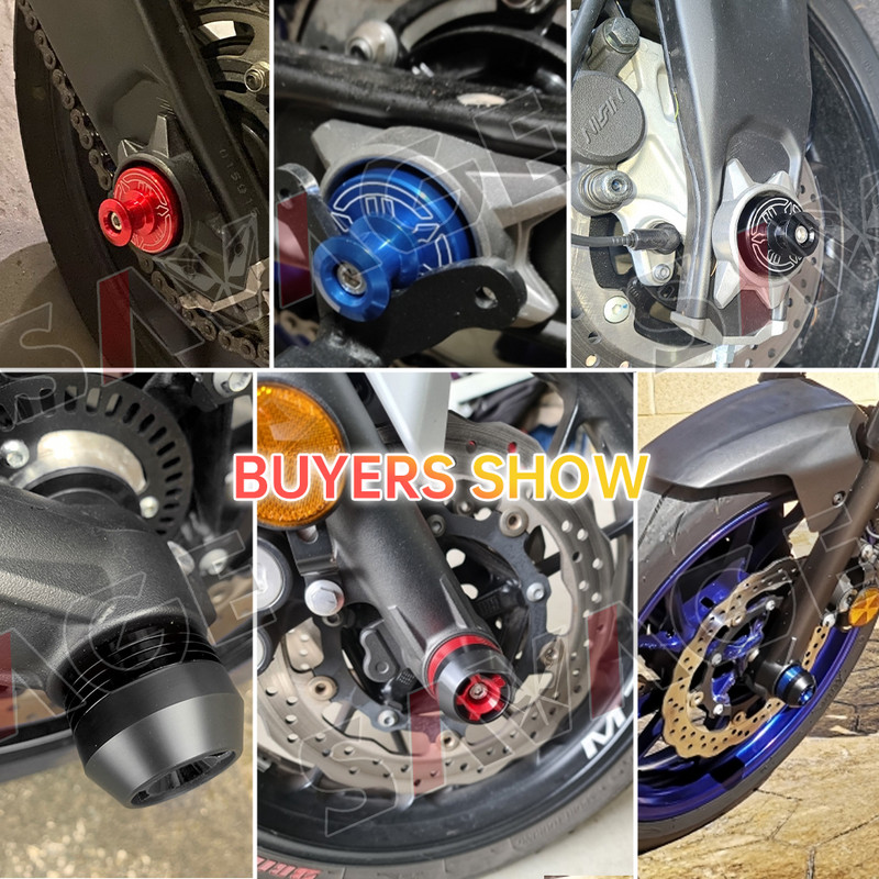 Galinio priekinio rato ašies šakės smūgio slankiklis skirtas YAMAHA MT07 FZ07 XSR700 MT-07 FZ-07 Motociklo stovo sraigtinės svirties ritės MT FZ 07