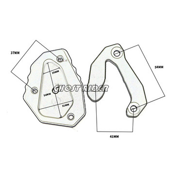 Мотоциклетна стойка за крака Странична стойка Увеличете удължителната подложка Поддържаща плоча за DUCATI 899 959 1199 1299 V2 Аксесоари Panigale
