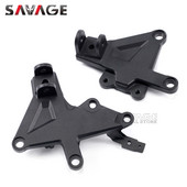 Priekinės pėdos atramos pėdos atramos pedalas, skirtas KAWASAKI ZX-10R NINJA ZX10R 2011-2022 ZX-10RR 2017 motociklo vairuotojo kairiojo dešiniojo laikiklio komplektas