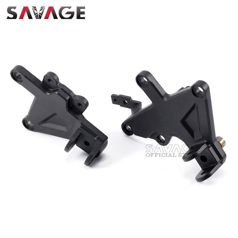 Priekinės pėdos atramos pėdos atramos pedalas, skirtas KAWASAKI ZX-10R NINJA ZX10R 2011-2022 ZX-10RR 2017 motociklo vairuotojo kairiojo dešiniojo laikiklio komplektas