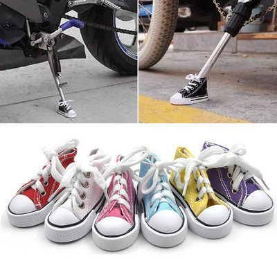 Bočný stojan na motocykel, zábavný, roztomilý, mini stojan na topánky na bicykel, opierka na nohy na motorku, stojan na motocykel 7,5 cm, príslušenstvo pre hračky
