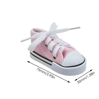 Motociklo šoninis stovas Juokingas mielas mini batas, dviračio pėdos atrama motociklo atrama 7,5 cm žaislų priedai