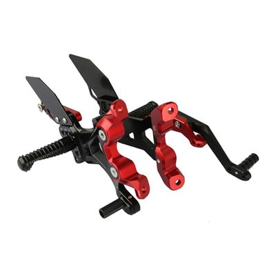 Lábtámasz készlet BMW S1000RR 2019-2022 K67 CNC és karbon lábtartó háttámla S1000 RR sebességváltó fékkar állító lábtartókhoz