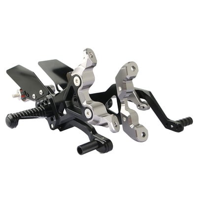 Lábtámasz készlet BMW S1000RR 2019-2022 K67 CNC és karbon lábtartó háttámla S1000 RR sebességváltó fékkar állító lábtartókhoz