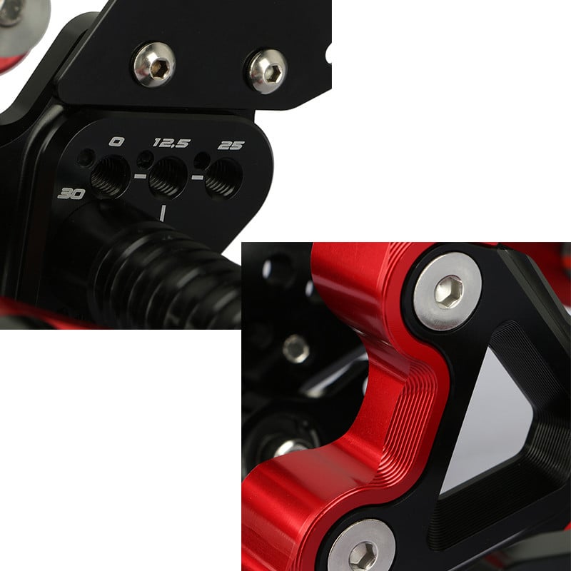 Lábtámasz készlet BMW S1000RR 2019-2022 K67 CNC és karbon lábtartó háttámla S1000 RR sebességváltó fékkar állító lábtartókhoz