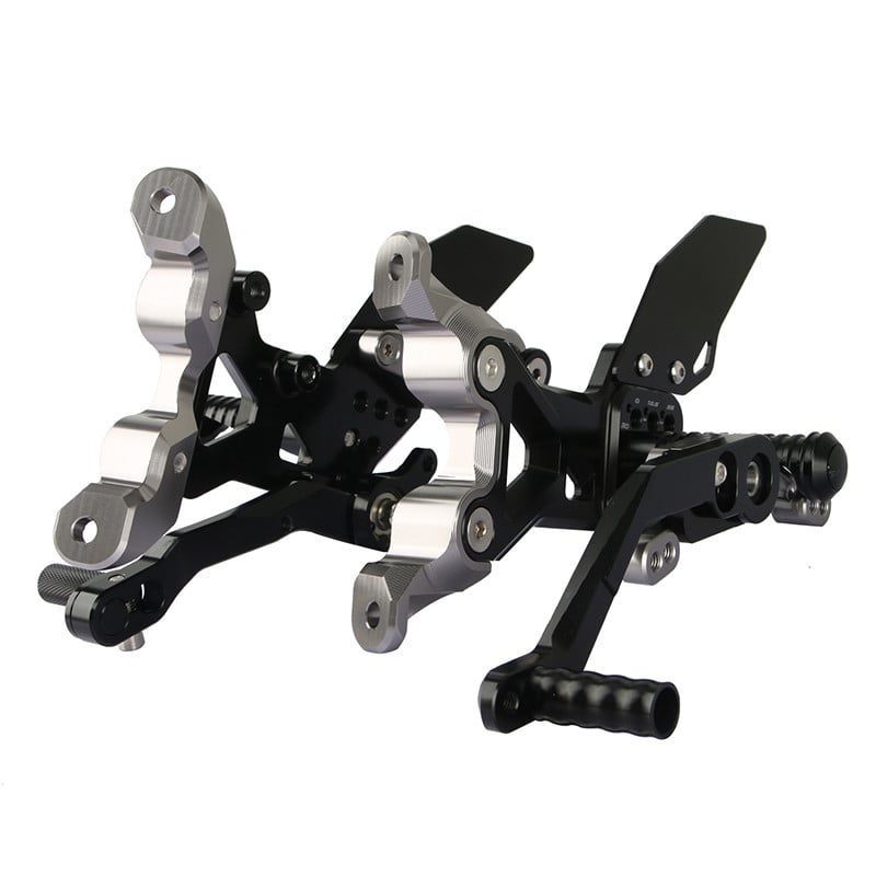 Lábtámasz készlet BMW S1000RR 2019-2022 K67 CNC és karbon lábtartó háttámla S1000 RR sebességváltó fékkar állító lábtartókhoz