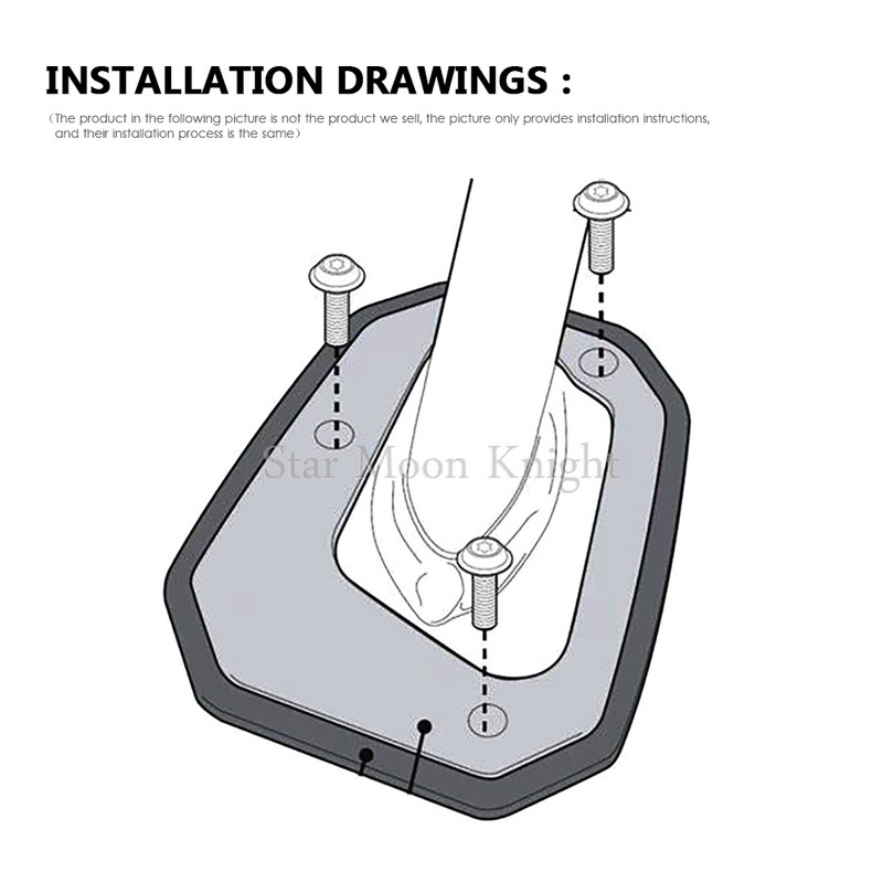 Motociklo stovas BMW R 1200 GS LC R1200GS ADV R1250GS Adventure R 1250 GS CNC motociklo šoninis stovas Padidinti prailginimą