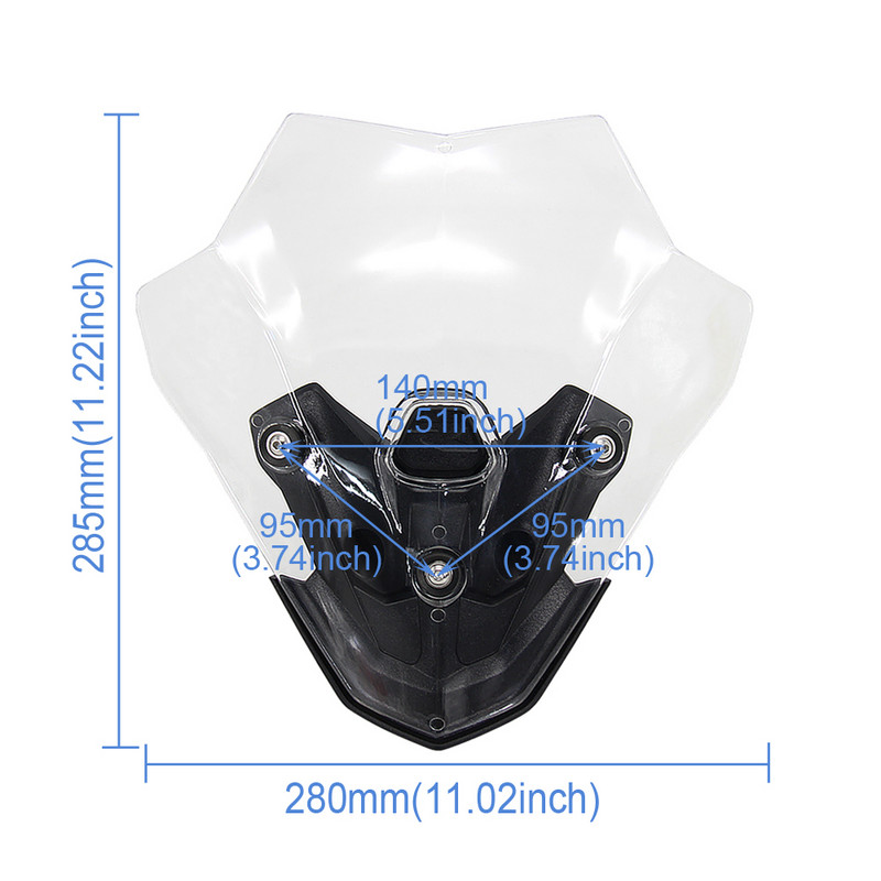 NAUJI Motociklų priedai Ekrano priekinio stiklo gaubtas priekinio stiklo pertvaros vėjo deflektoriai, skirti BMW F900R F 900R F900 R 2020