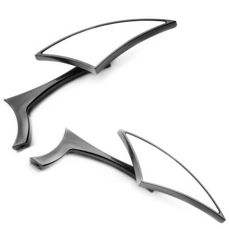 10 mm univerzálne 2-dielne spätné zrkadlo z hliníkovej zliatiny 8/bočné spätné zrkadlá na koniec riadidiel motocykla pre motocykle, pouličné bicykle, športové