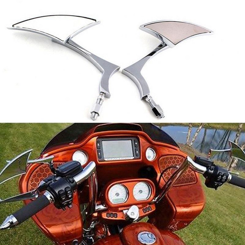 10 mm univerzálne 2-dielne spätné zrkadlo z hliníkovej zliatiny 8/bočné spätné zrkadlá na koniec riadidiel motocykla pre motocykle, pouličné bicykle, športové