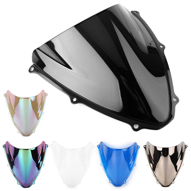 GSXR 600 750 K6 motocikl ABS vjetrobransko staklo Vjetrobransko staklo s dvostrukim mjehurićima za Suzuki GSXR600 GSXR750 2006 2007 6 boja