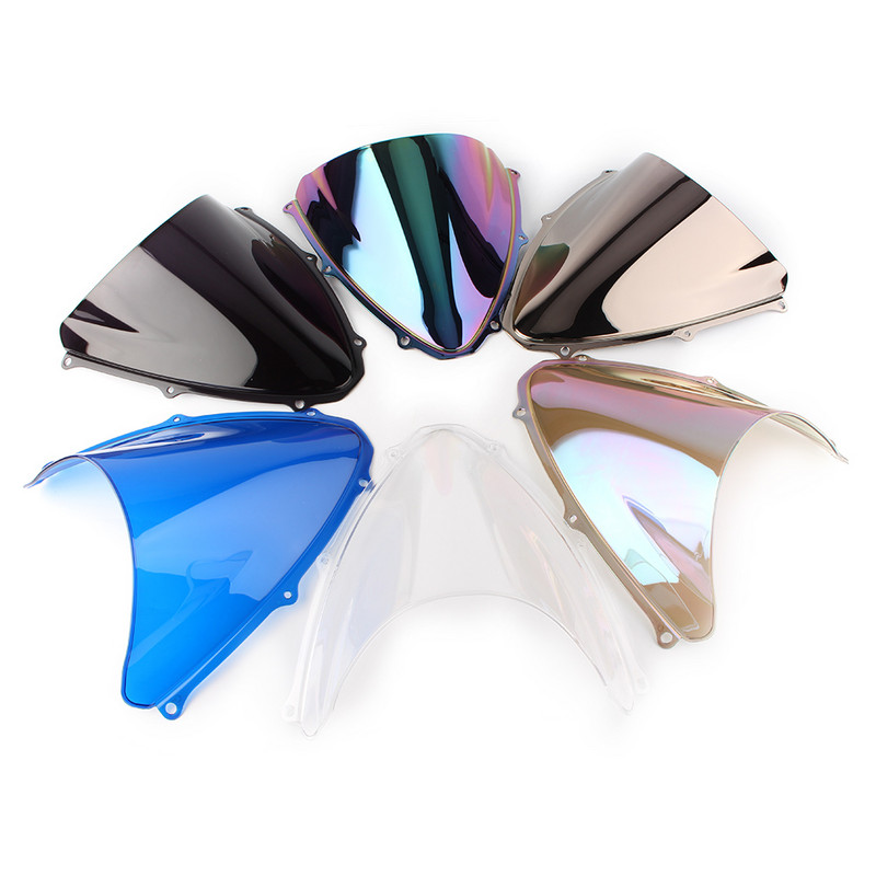 GSXR 600 750 K6 motocikl ABS vjetrobransko staklo Vjetrobransko staklo s dvostrukim mjehurićima za Suzuki GSXR600 GSXR750 2006 2007 6 boja