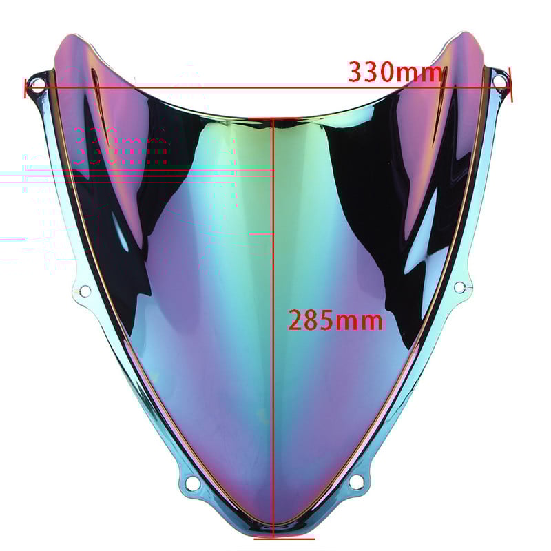 GSXR 600 750 K6 motocikl ABS vjetrobransko staklo Vjetrobransko staklo s dvostrukim mjehurićima za Suzuki GSXR600 GSXR750 2006 2007 6 boja