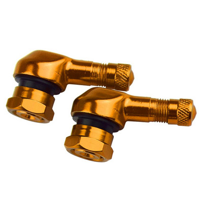 2vnt motociklo ratų padangos bekamerės vožtuvo kotai Aliuminio lydinio vožtuvas motociklo ratlankis 90 laipsnių kampas ratlankio ratų dalims