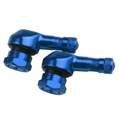 2vnt motociklo ratų padangos bekamerės vožtuvo kotai Aliuminio lydinio vožtuvas motociklo ratlankis 90 laipsnių kampas ratlankio ratų dalims