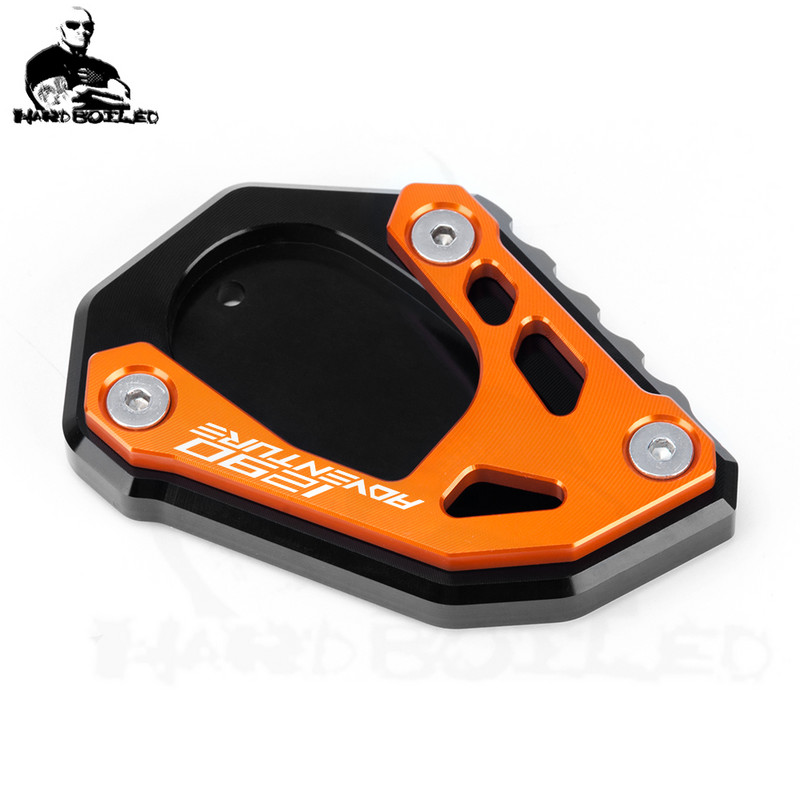 1290 ADV aliuminio pėdos didinimo kojos šoninio stovo prailginimo plokštė, skirta KTM 1290 SUPER ADVENTURE SRT 2016 2017 2018 2019 2020
