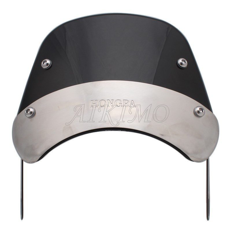 Retro motociklo 5"-7" priekinių žibintų priekinis stiklas, vėjo deflektorius, priekinis stiklas, universalus, skirtas Harley Honda Yamaha instrumentų skydeliui