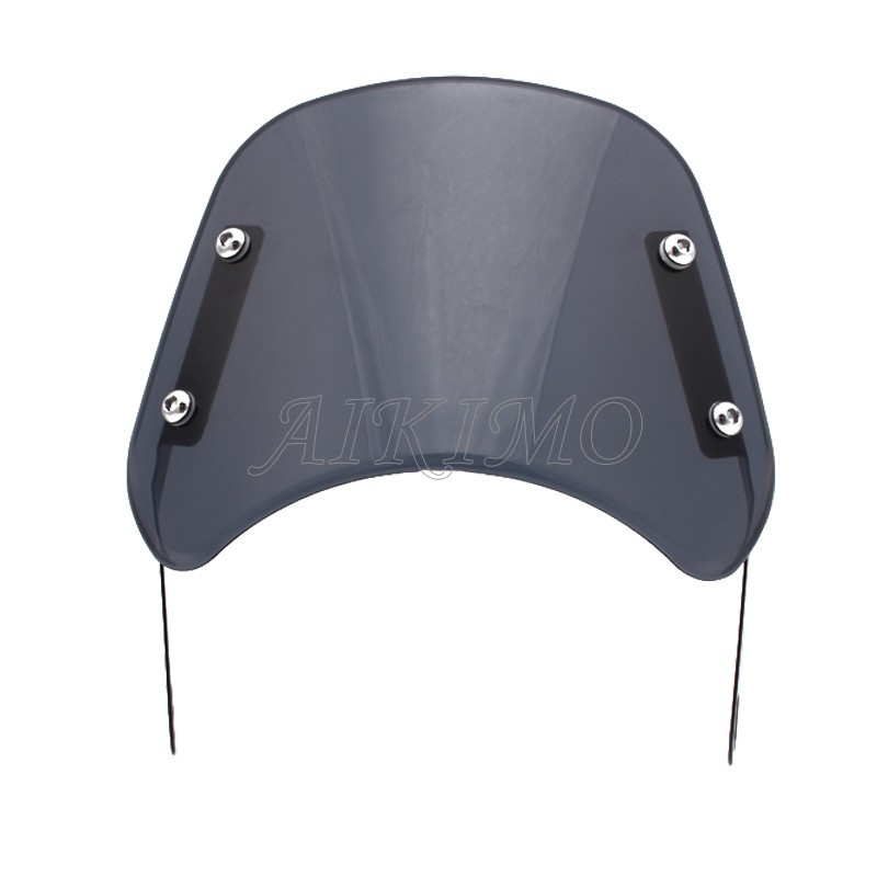 Retro motociklo 5"-7" priekinių žibintų priekinis stiklas, vėjo deflektorius, priekinis stiklas, universalus, skirtas Harley Honda Yamaha instrumentų skydeliui