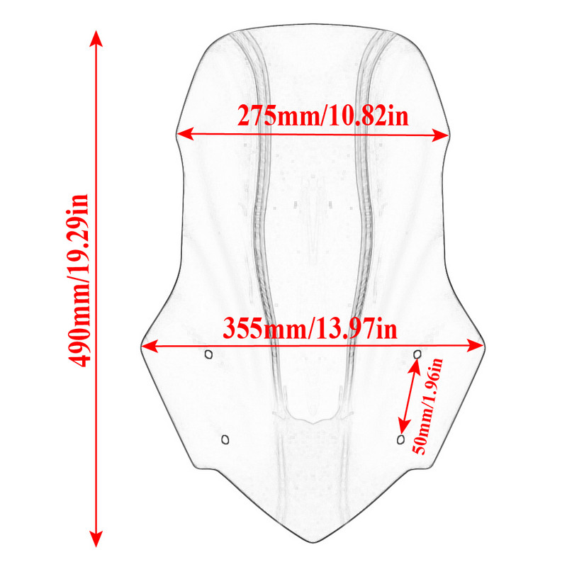 NC700X NC750X esiklaasi esiklaas Honda NC700X NC750X NC 750 X NC700 X 2011 - 2015 2014 tuuleklaasi ekraanikaitse osad