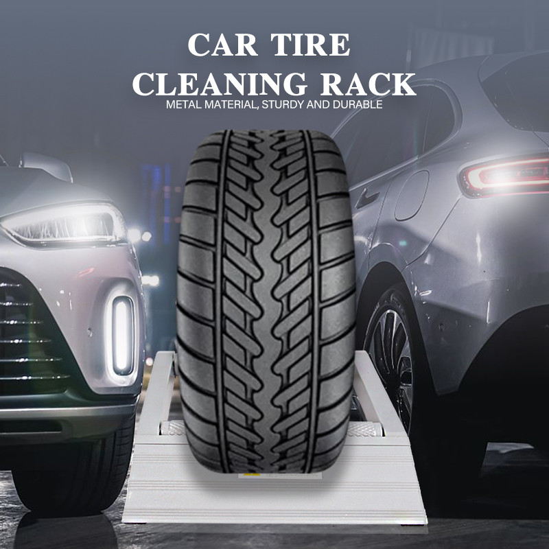 Mootorratta rehvipuhastusalus Alumiiniumist kaasaskantav mootorratta rehvi rattakettide puhastus Määrige riiul Vastupidavad rullikud kaldtee tõstuk