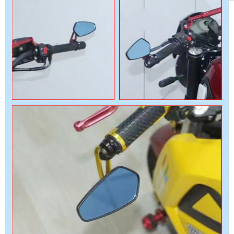 Mootorratta juhtraua tahavaatepeegel 22mm For YAMAHA YZF R1 R3 R6 R25 DUKE Z400 KAWASAKI Z800 KTM Ducati BMW Aprilia MV Agusta