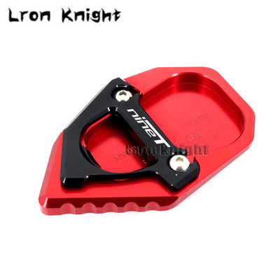 Pre motocykle BMW RNINET R NINET Rnine TR nine T 2017-2021, CNC stojánok, predĺženie bočného stojana, oporná doska s logom.