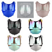 Pentru Suzuki GSXR 600 750 R SRAD 1996 1997 1998 1999 Parbriz moto negru Parbriz Parbriz cu bule duble GSXR600 GSXR750