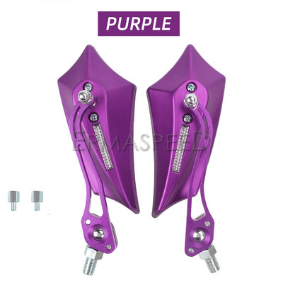 1 paar pööratavat universaalset 8 mm 10 mm mootorratta tahavaatepeeglid Mootorratta elektriline tõukeratas Mootorratta küljepeeglid tarvikud