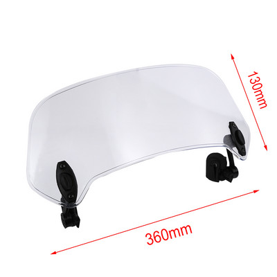Universaalne mootorratta tõusuga reguleeritav tuuleklaasi pikendus esiklaasi spoiler õhusuunaja jaoks BMW YAMAHA HONDA SUZUKI KAWASAK