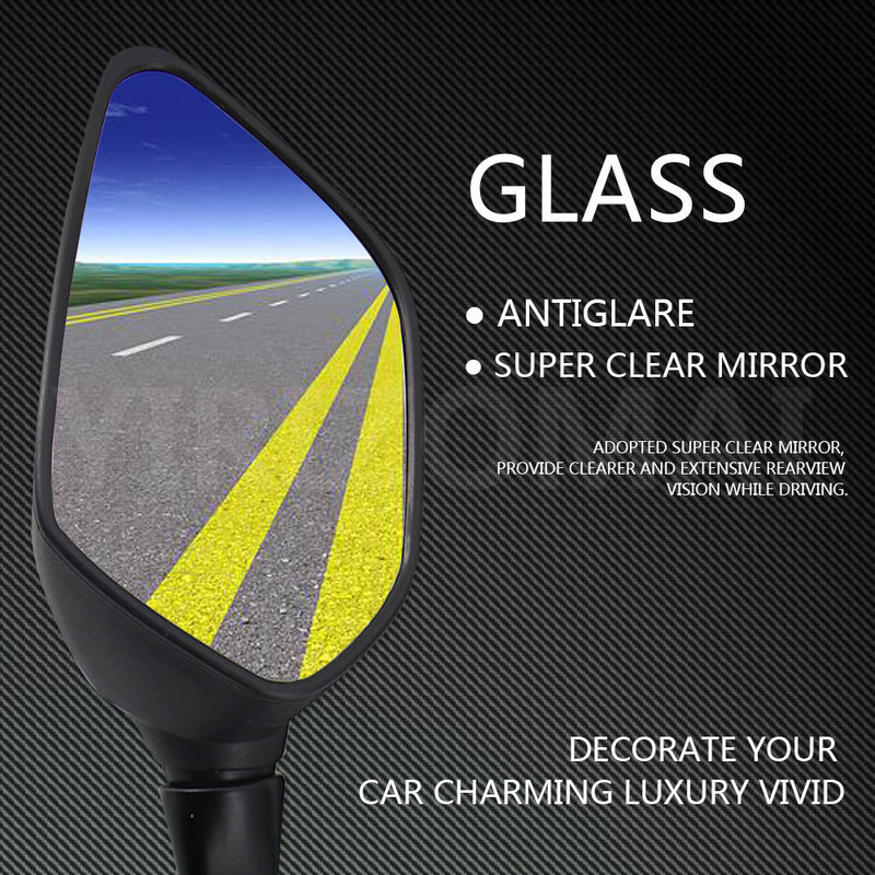 Accesorii pentru motociclete Oglinzi laterale pentru motociclete Oglinzi retrovizoare unghi mort pentru Yamaha YZF R3 R25 2015-2017 YZF-R3 YZF-R25