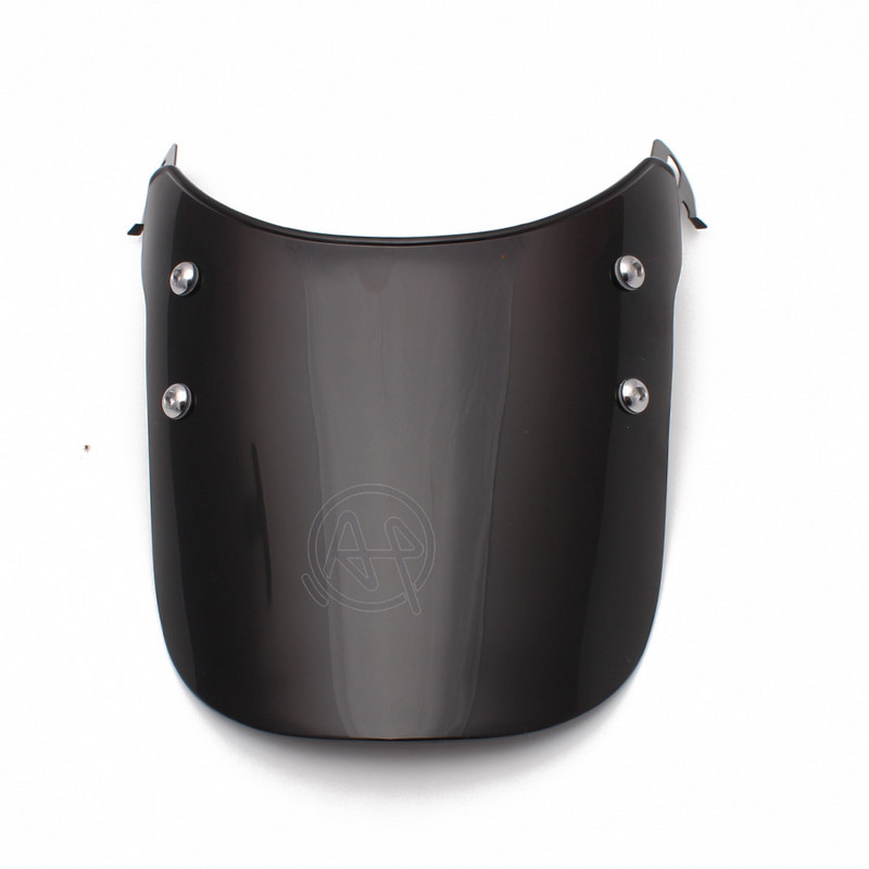 Must / selge mootorrataste kohandatud kompaktne sport tuulesuunaja retro tuuleklaas 4-7'' esilatern universaalne, sobib Yamaha Harley jaoks