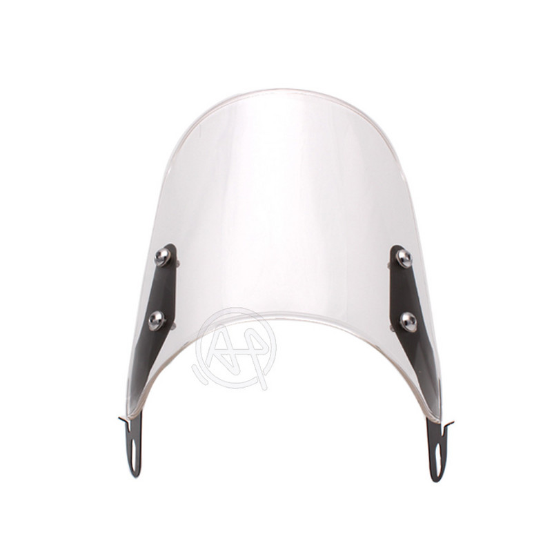 Must / selge mootorrataste kohandatud kompaktne sport tuulesuunaja retro tuuleklaas 4-7'' esilatern universaalne, sobib Yamaha Harley jaoks