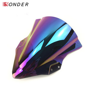 Sooja müügiga esiklaas Kawasaki Ninja 400 250 2018 2019 Mootorratta Double Bubble Ninja400 Ninja250 18 19 jaoks