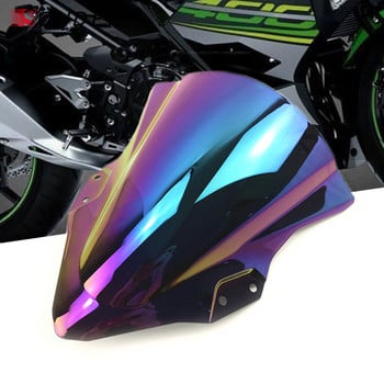 Καυτή πώληση Παρμπρίζ για Kawasaki Ninja 400 250 2018 2019 Motorcycle Double Bubble Ninja400 Ninja250 18 19