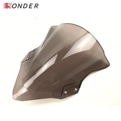Horúci výpredaj čelného skla pre Kawasaki Ninja 400 250 2018 2019 motocykel Double Bubble Ninja400 Ninja250 18 19