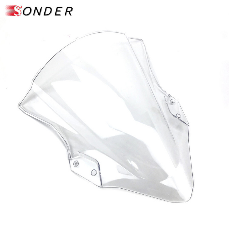 Sooja müügiga esiklaas Kawasaki Ninja 400 250 2018 2019 Mootorratta Double Bubble Ninja400 Ninja250 18 19 jaoks