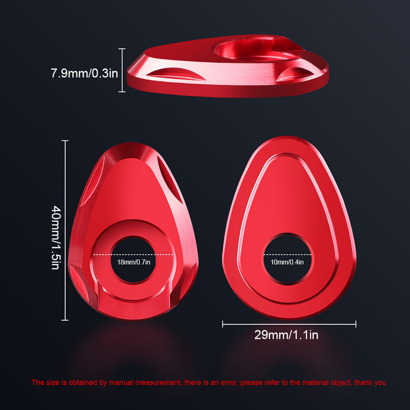 2/4 tk Mootorratta suunatulede indikaatori adapteri vahetükid YAMAHA FZ1 FZ6 FZ16 YZF XJ6 XSR 900 MT-09 Tracer 900 FJ-09 MT-07 jaoks