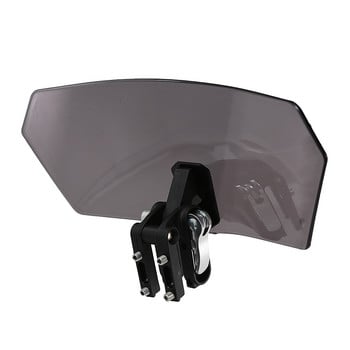 Παρμπρίζ 1X Universal Motorcycle Smoke Windreflector Windshield For Triumph Yamaha Suzuki Honda Harley Touring BMW