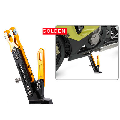 Állítható CNC fém motorkerékpár lábtartó rúgás oldalsó konzol Tartós korrózióálló konzol motorkerékpár állvány